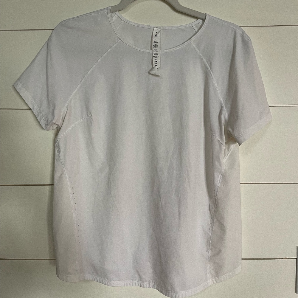 lululemon athletica White Short Sleeve Tee